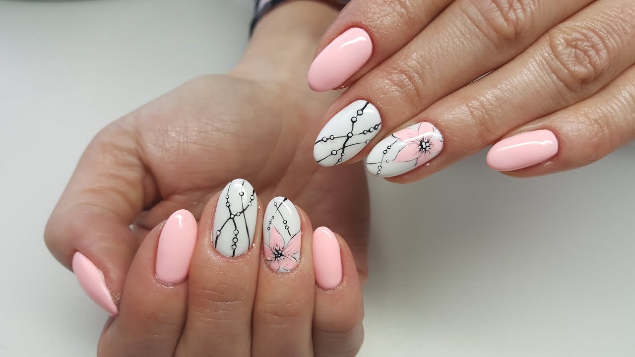 Flower nails - Jak namalować kwiatka na paznokciach ?