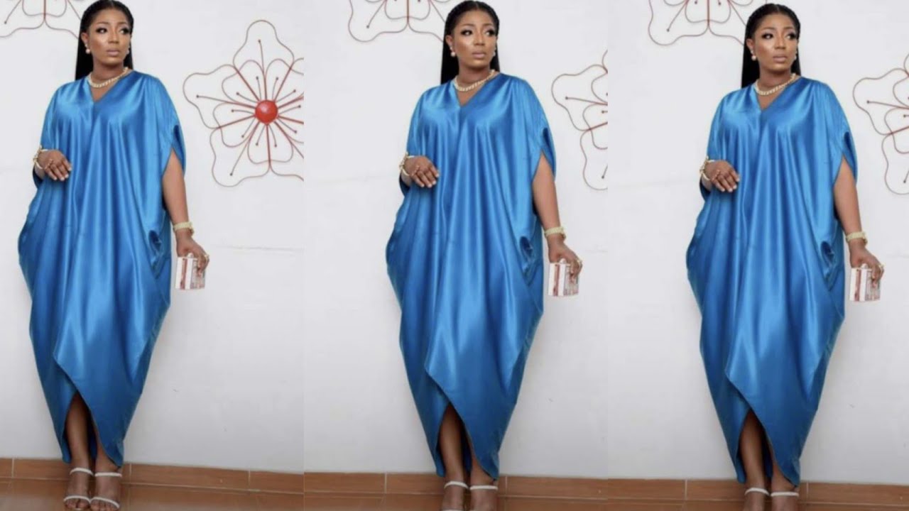 How to cut and sew a cowl bubu with 