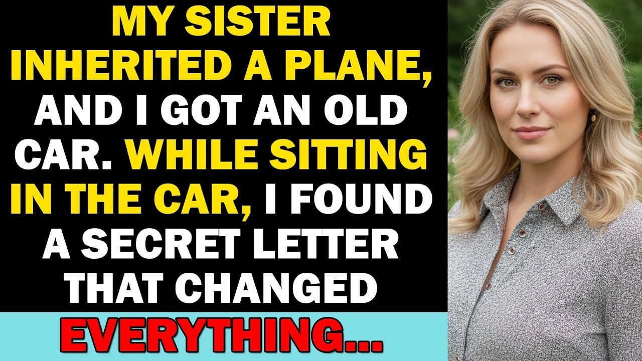 My Sister Inherited A Plane, And I Got An Old Car. While Sitting In The Car, I Found A Secret Letter