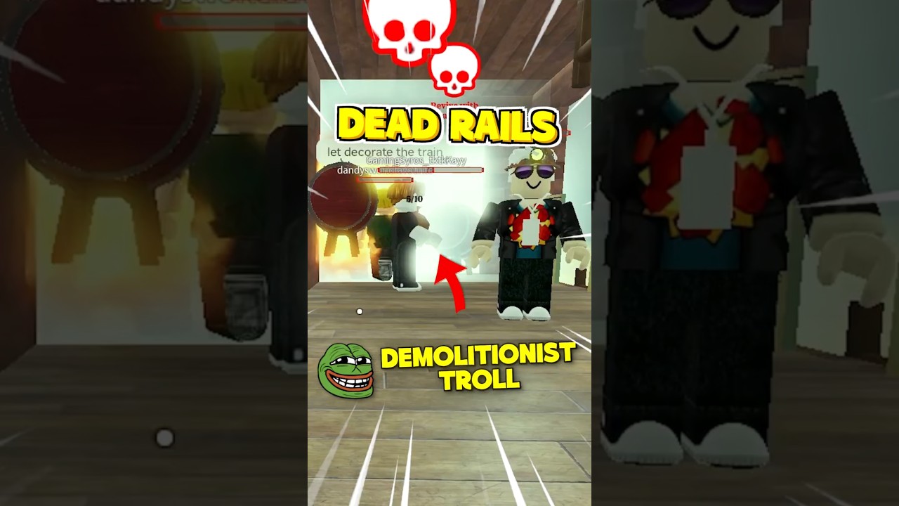 Trolling Randoms with Demolitionist in Dead Rails! 💣😂 