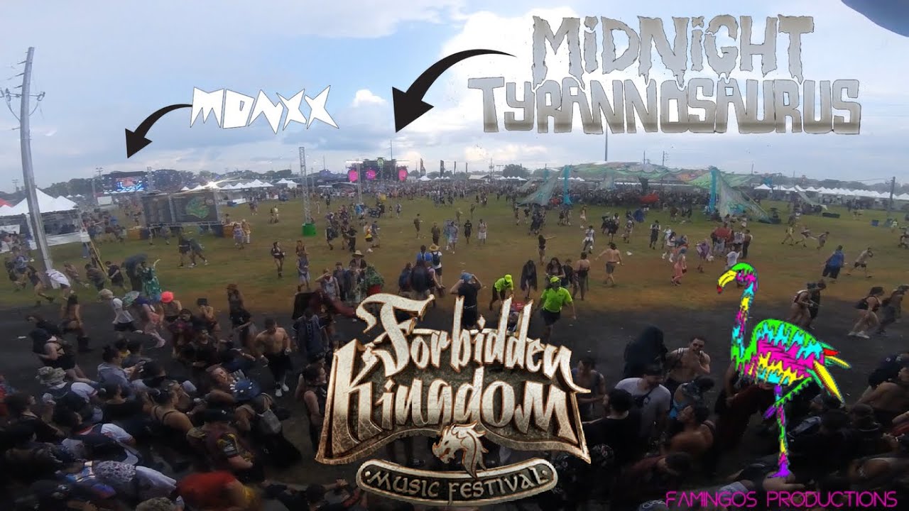 Crowd Chaos during the Storm at Forbidden Kingdom 2021