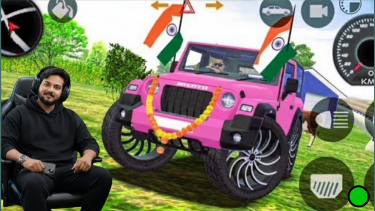 Rudra vlogs indian Modified THAR Game Live Off-Road King Ya Accident Machine?2026#shortsfeed 26