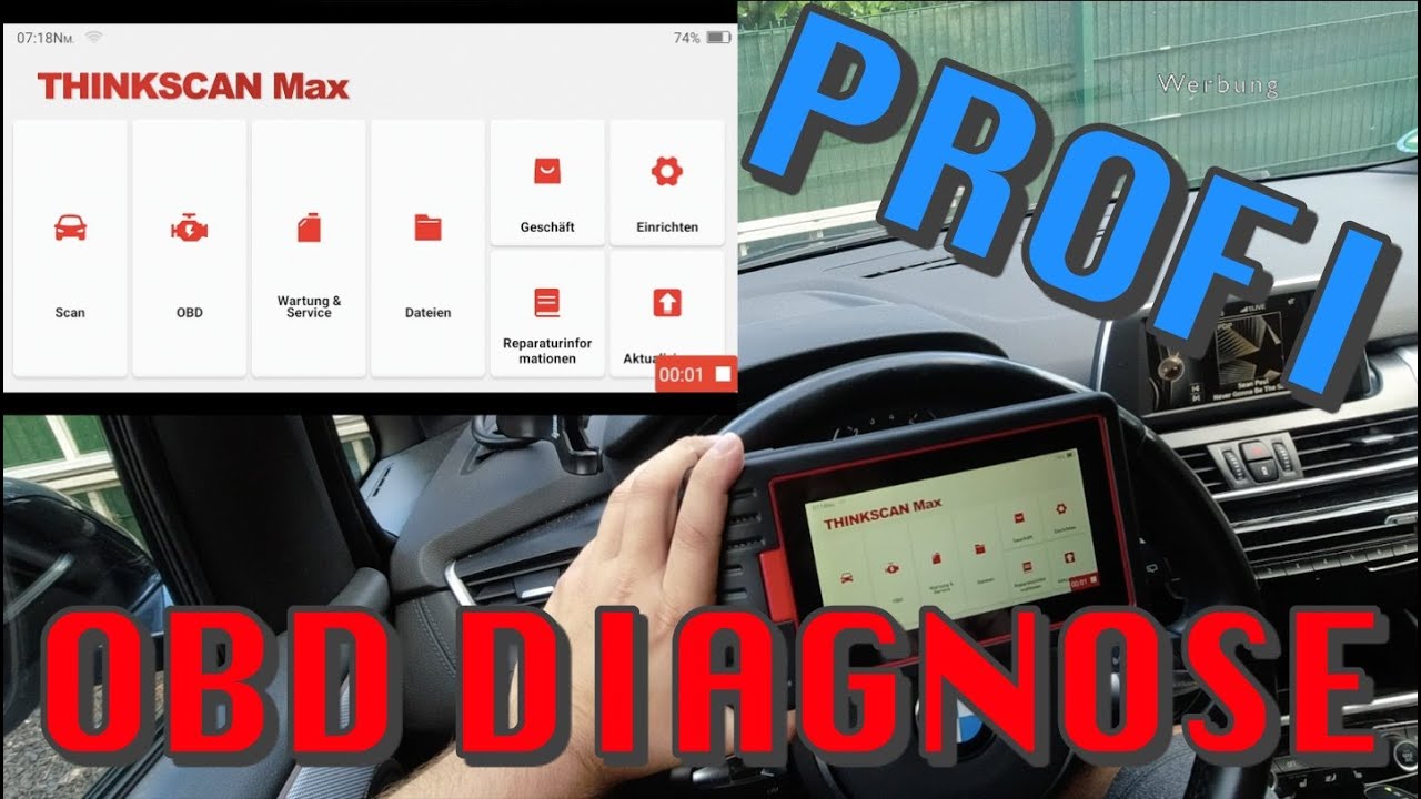 PROFESSIONELLES OBD Diagnosegerät für ALLE | THINKSCAN MAX