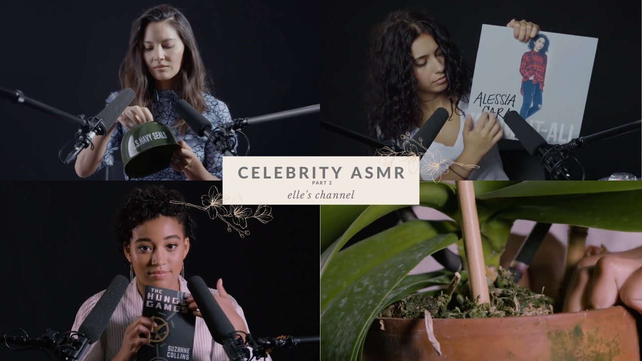 best celebrity asmr - relaxing sounds part.2 (Olivia Munn, Amandla Stenberg, Alessia Cara)