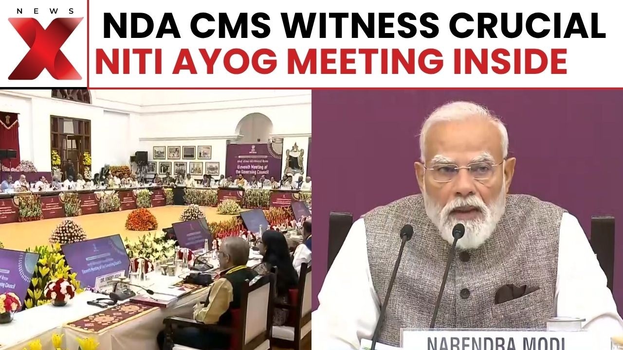 WATCH: PM Modi Chairs NITI Aayog Meeting on Viksit Bharat 2047 Vision Strategy