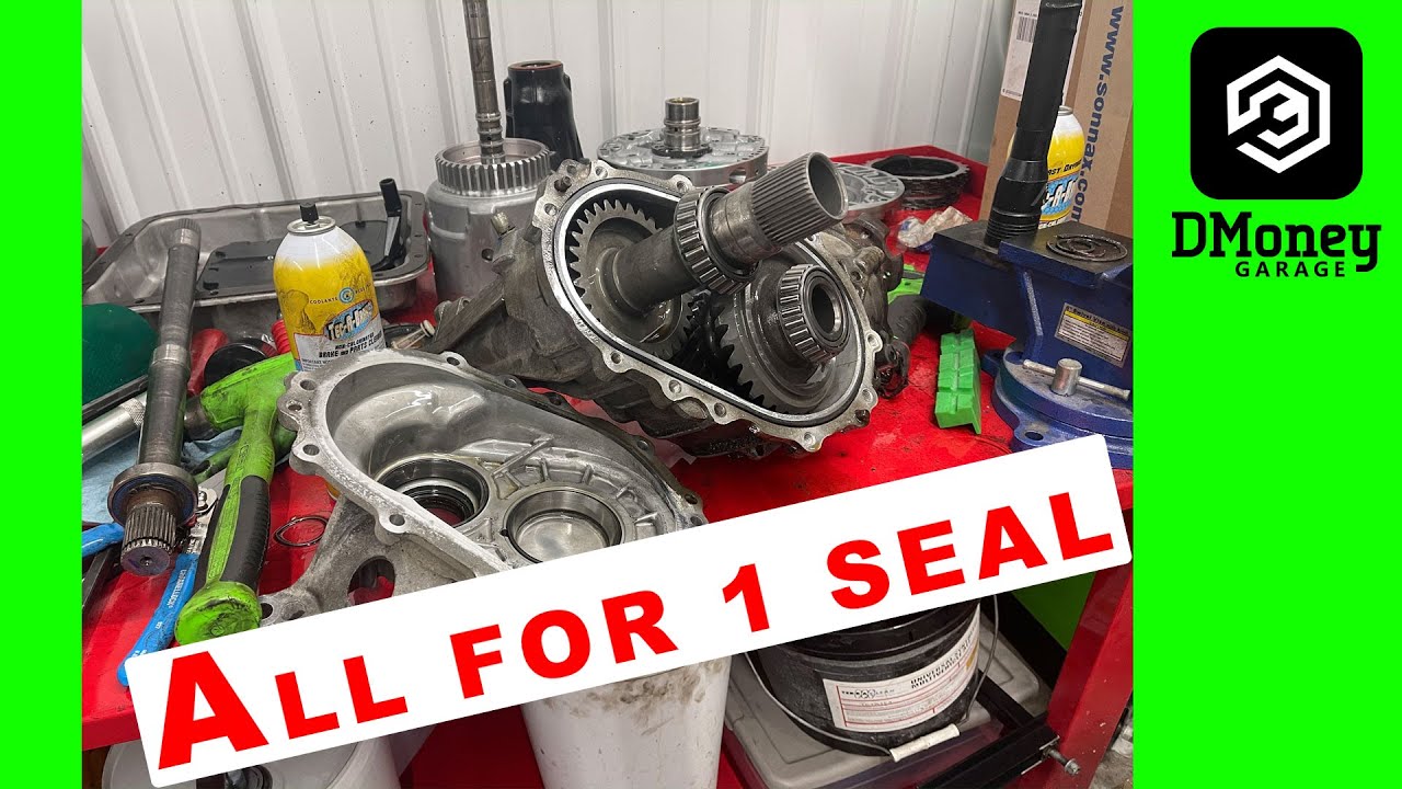 Traverse Acadia Enclave Transfer Case Reseal. Transfer Case Removal. Transfer Case Reseal Fluid Leak