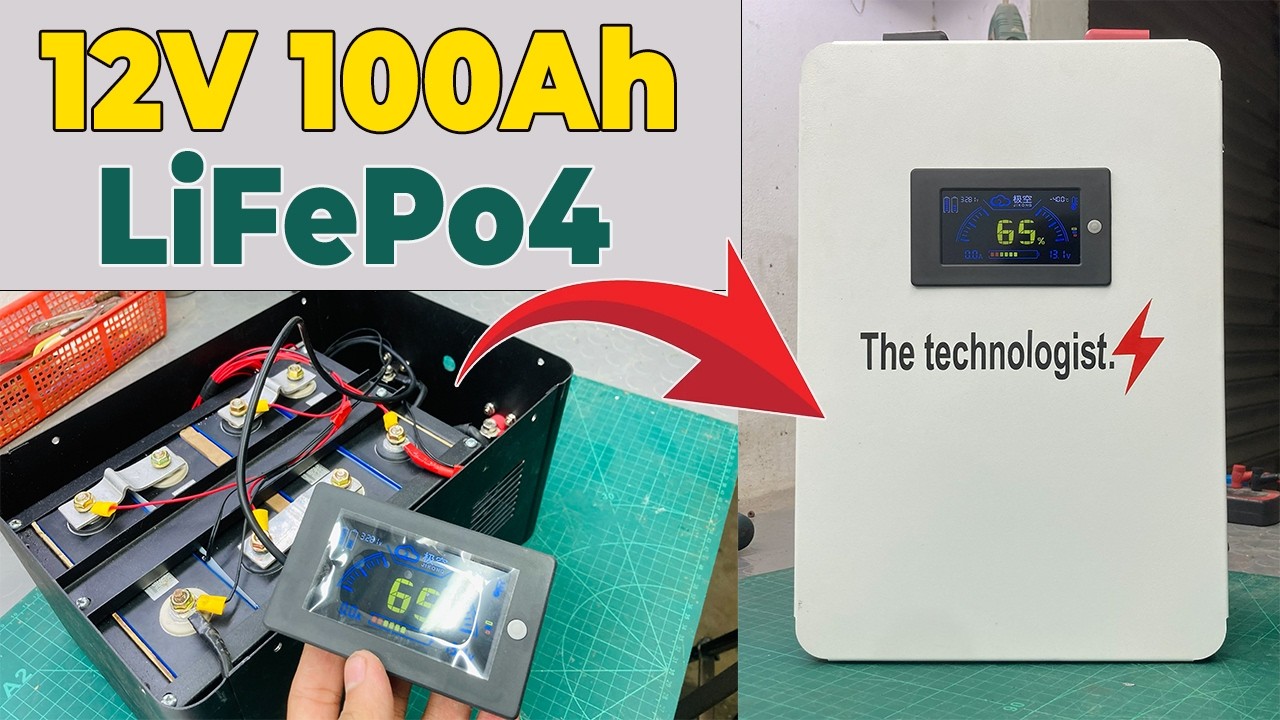 DIY 12V 100Ah LiFePo4 Battery | The technologist ⚡