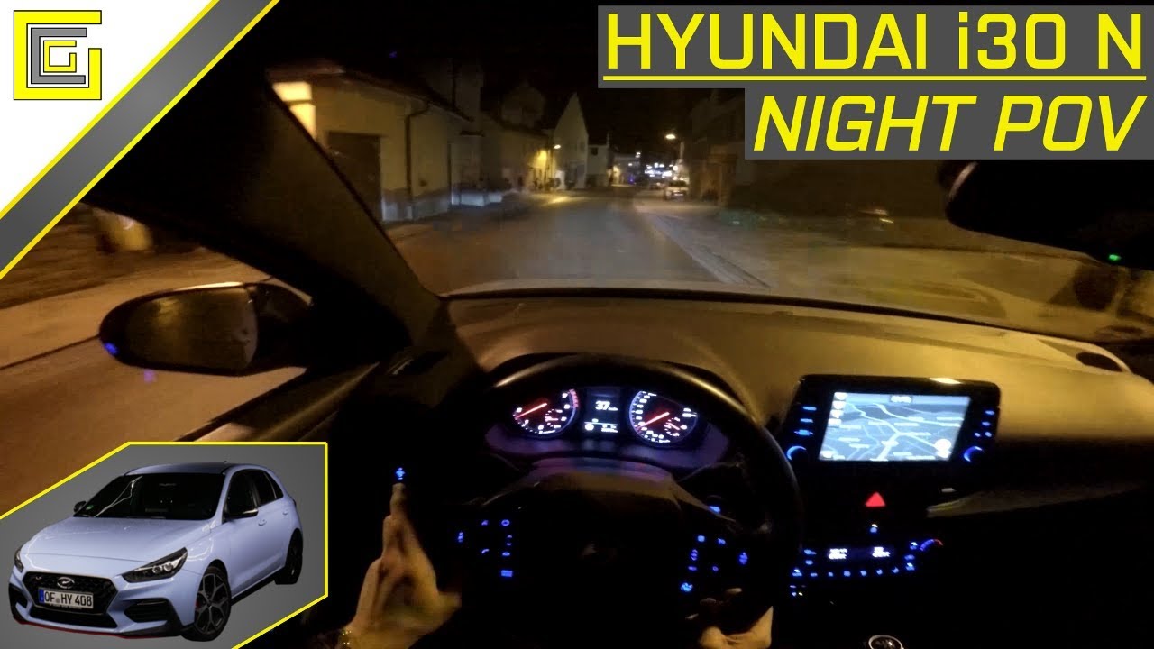 2019 HYUNDAI i30 N Performance - Nacht POV I LED Licht Test | 275 PS - N Mode