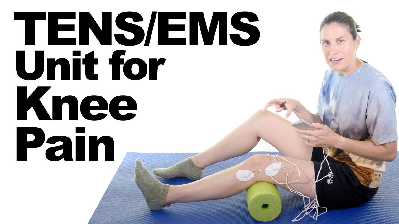 How to Use a TENS / EMS Unit for Knee Pain Relief - Ask Doctor Jo