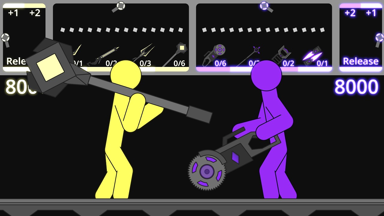 Stickman Fight : Crystal Battle - Color & Conflict