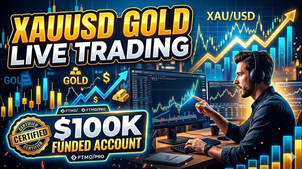 XAUUSD GOLD Live Trading - 100K Funded Account