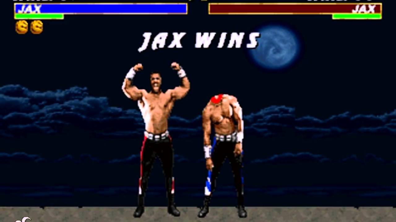Mortal Kombat Trilogy Classic Jax Fatality - Head Clap