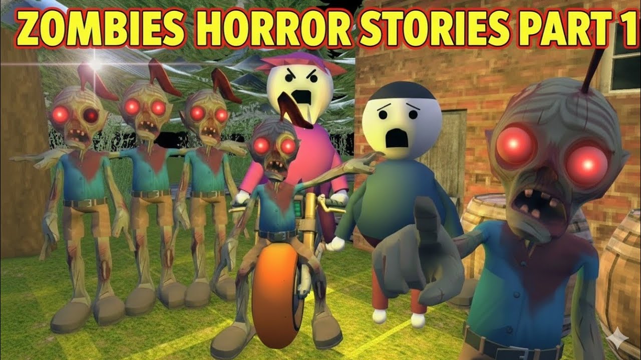 Zombies horror story part 1| Animated Movies|Gulli bulli horror story|@MAKEJOKEHORROR 