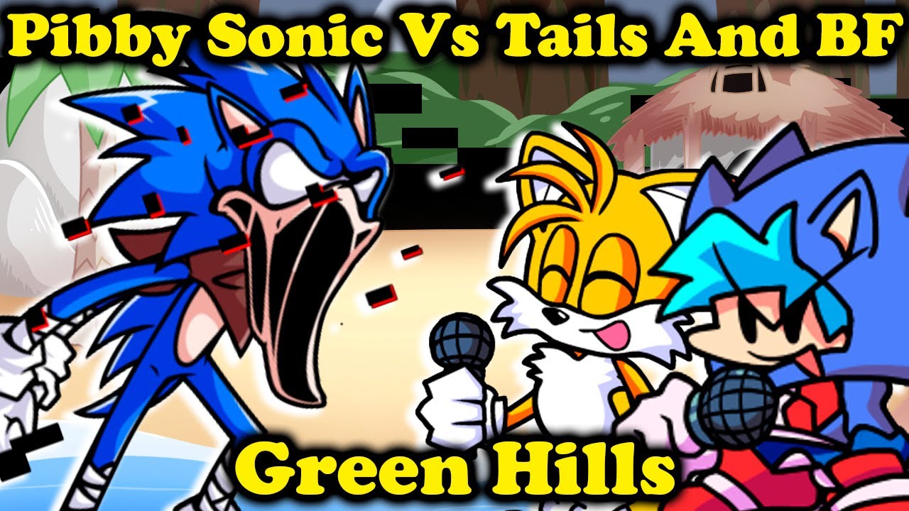 FNF | Pibby Sonic Vs Tails And BF | Green Hills - Sonic Corrupted Generations | Mods/Hard |