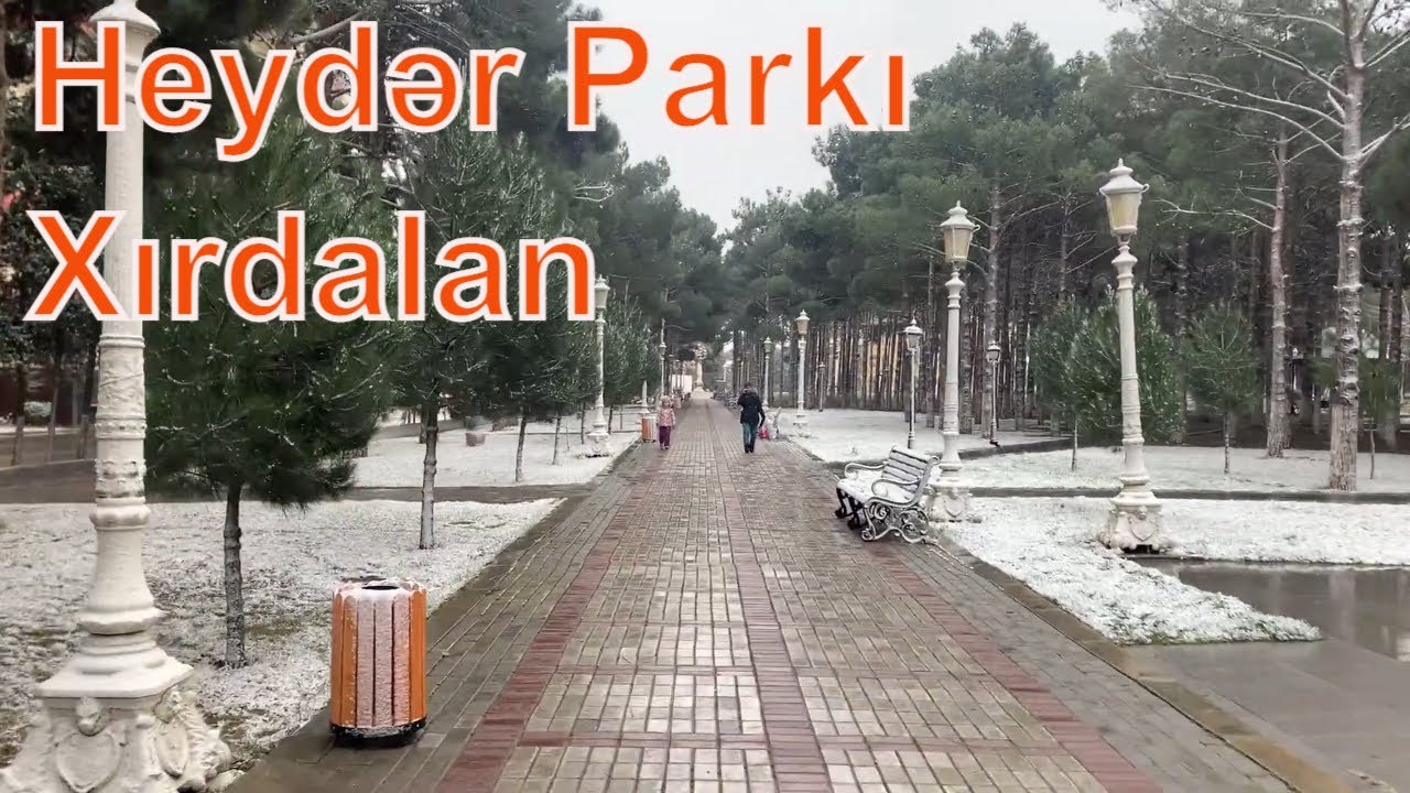 Morning Walk Haydar Park Khirdalan Baku Azerbaijan - Xırdalan Heydər Parkı Səhər Gəzintisi