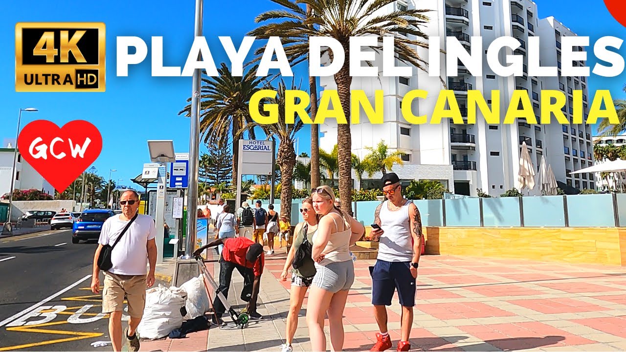PLAYA DEL INGLES Gran Canaria February 2024 🔴 Abora Continental Hotel to Servatur Playa Bonita