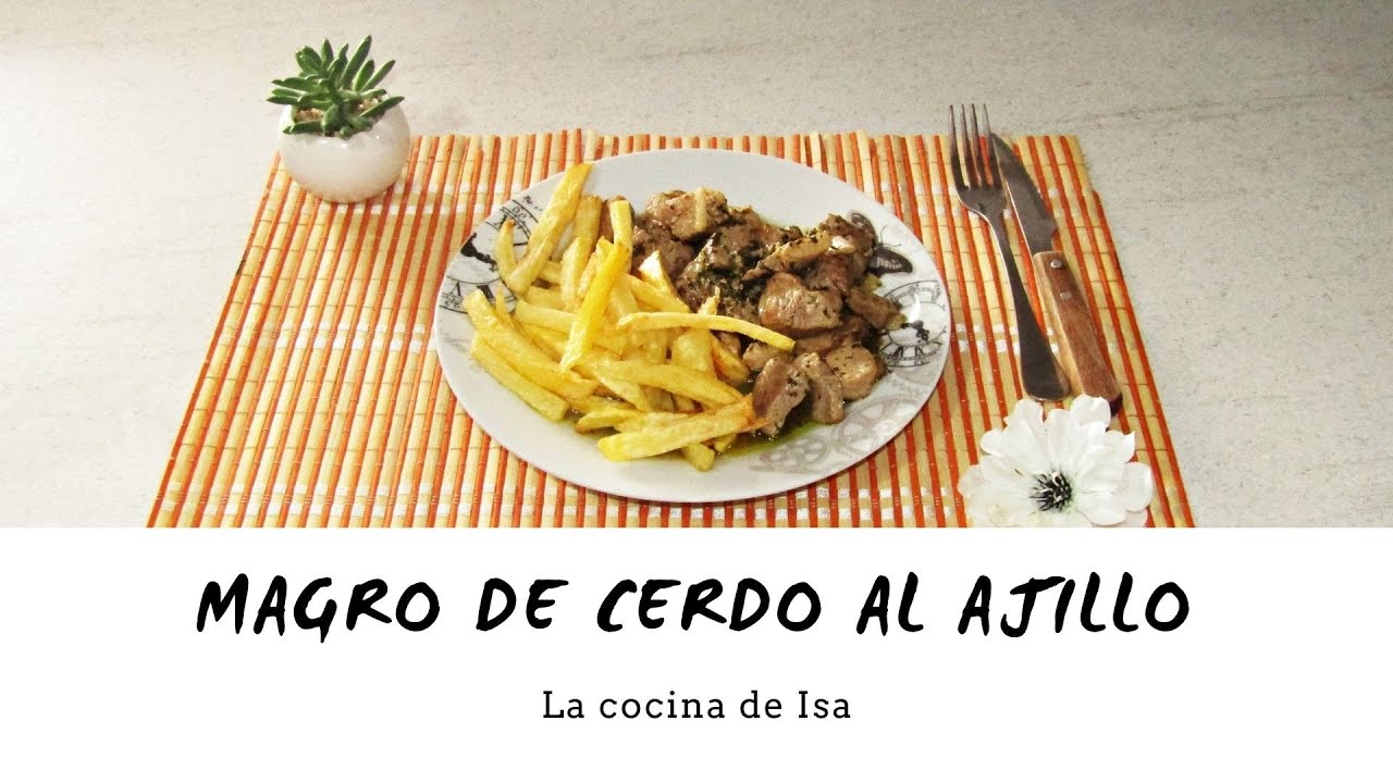 MAGRO de CERDO al AJILLO  en OLLA EXPRES SUPER FACIL y DELICIOSA | La cocina de Isa