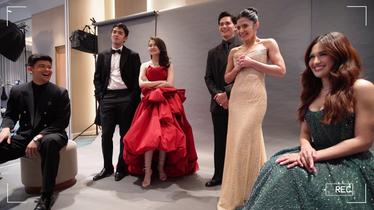 Sparkle Cam | Kapuso Profiles shoot with Julie Anne, Rayver, Bianca, Ruru, David and Barbie!