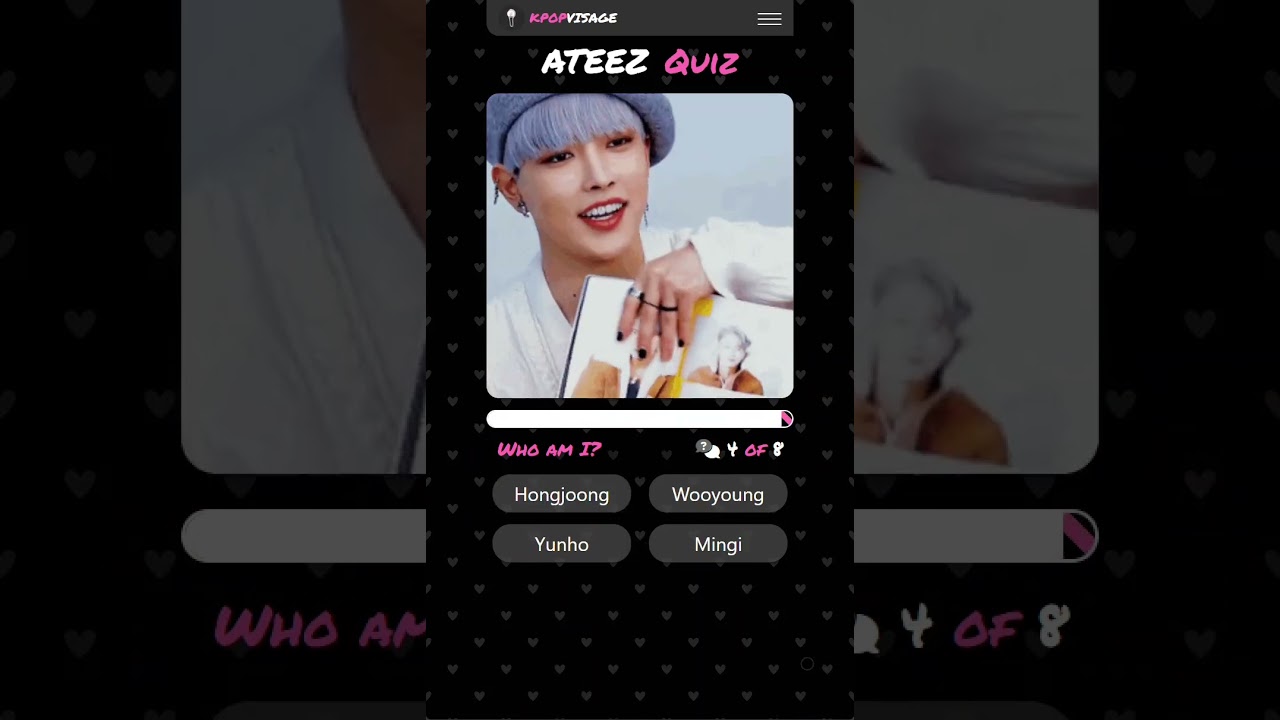 ATEEZ Recognition Quiz (no 11) - Can you match all the members? 
