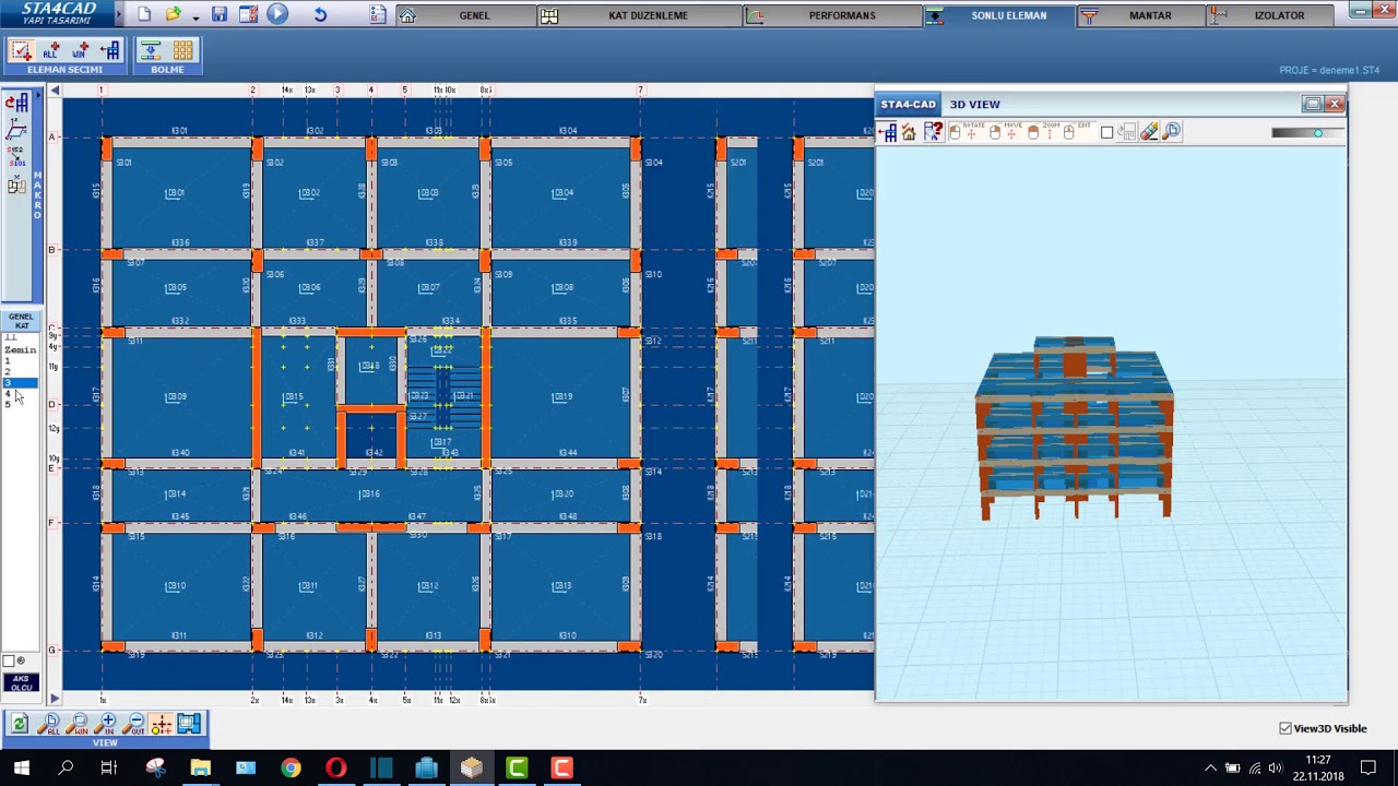 Sta4CAD V14 Dersleri | Analiz Ayarları | Ders #10