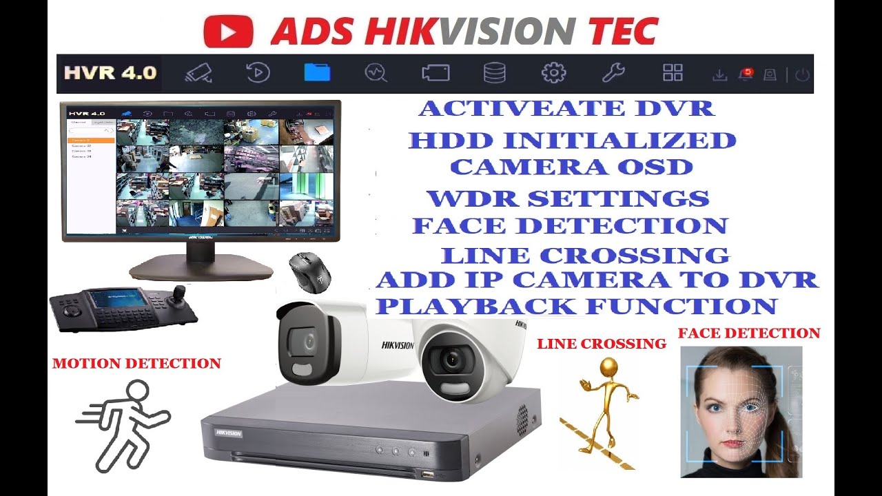 Hikvision New DVR  configuration tutorial. Install HDD, full setup step by step. New GUI HVR 4.0