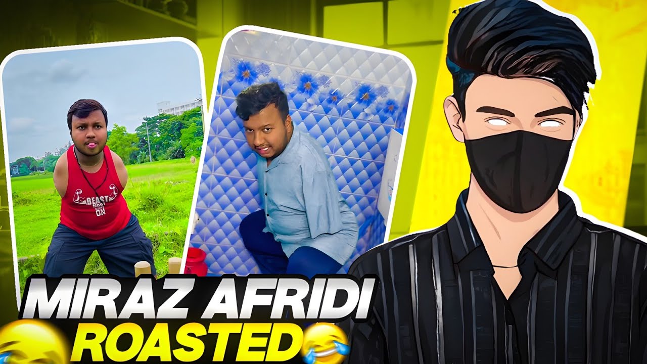 MIRAZ AFRIDI ROASTED 😂||ROASTER FLAMEX 