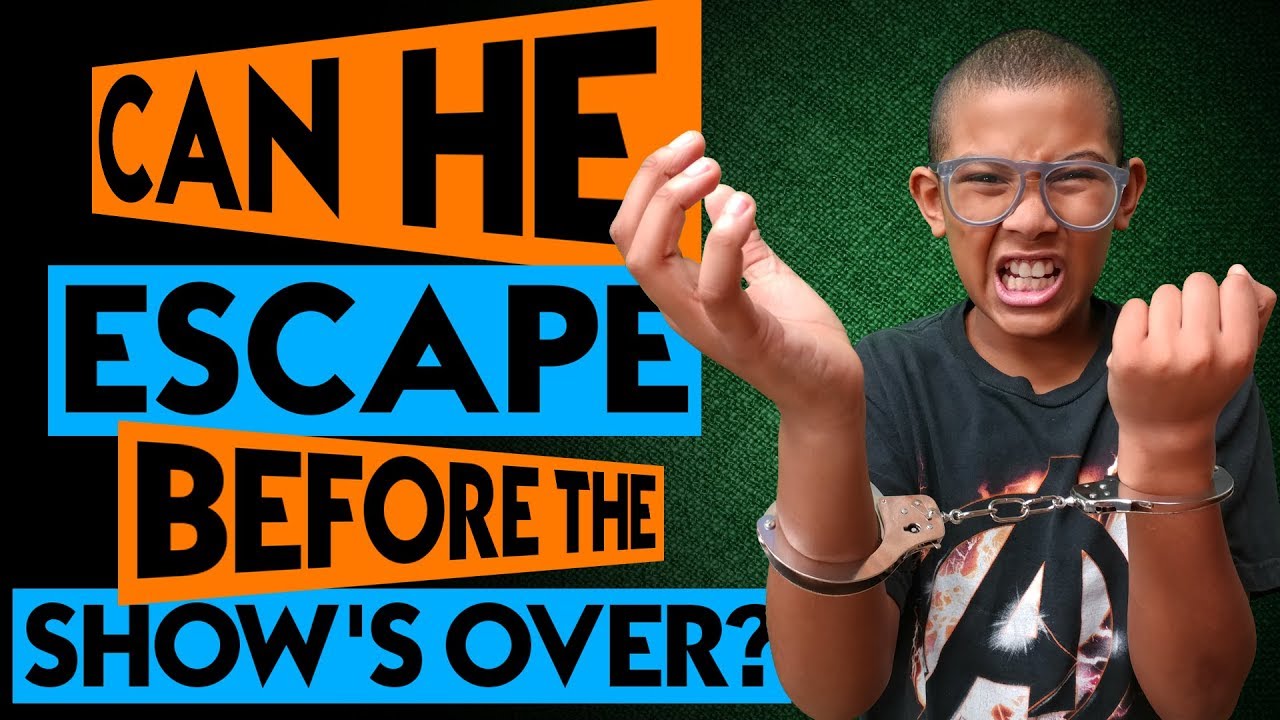 Can He Escape Handcuffs Before The Show Ends?