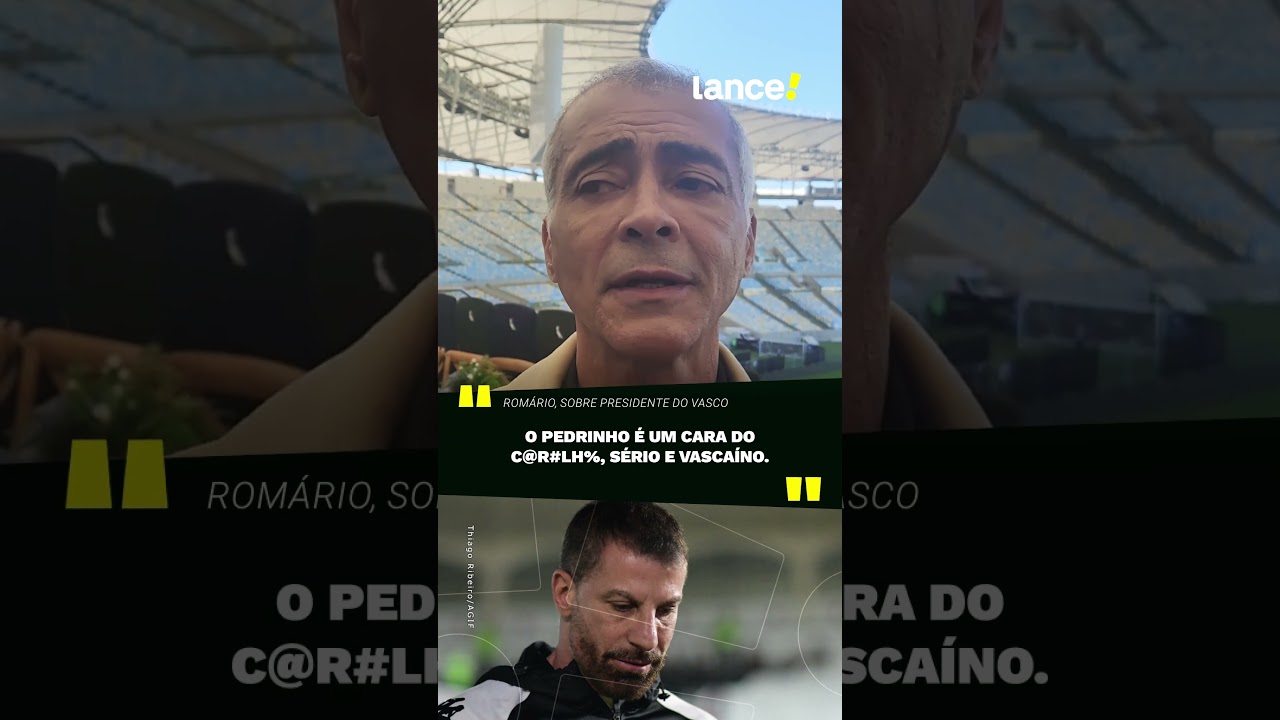 Rom&aacute;rio comentou o momento do Vasco e as cr&iacute;ticas da torcida ao presidente Pedrinho! 🗣💢