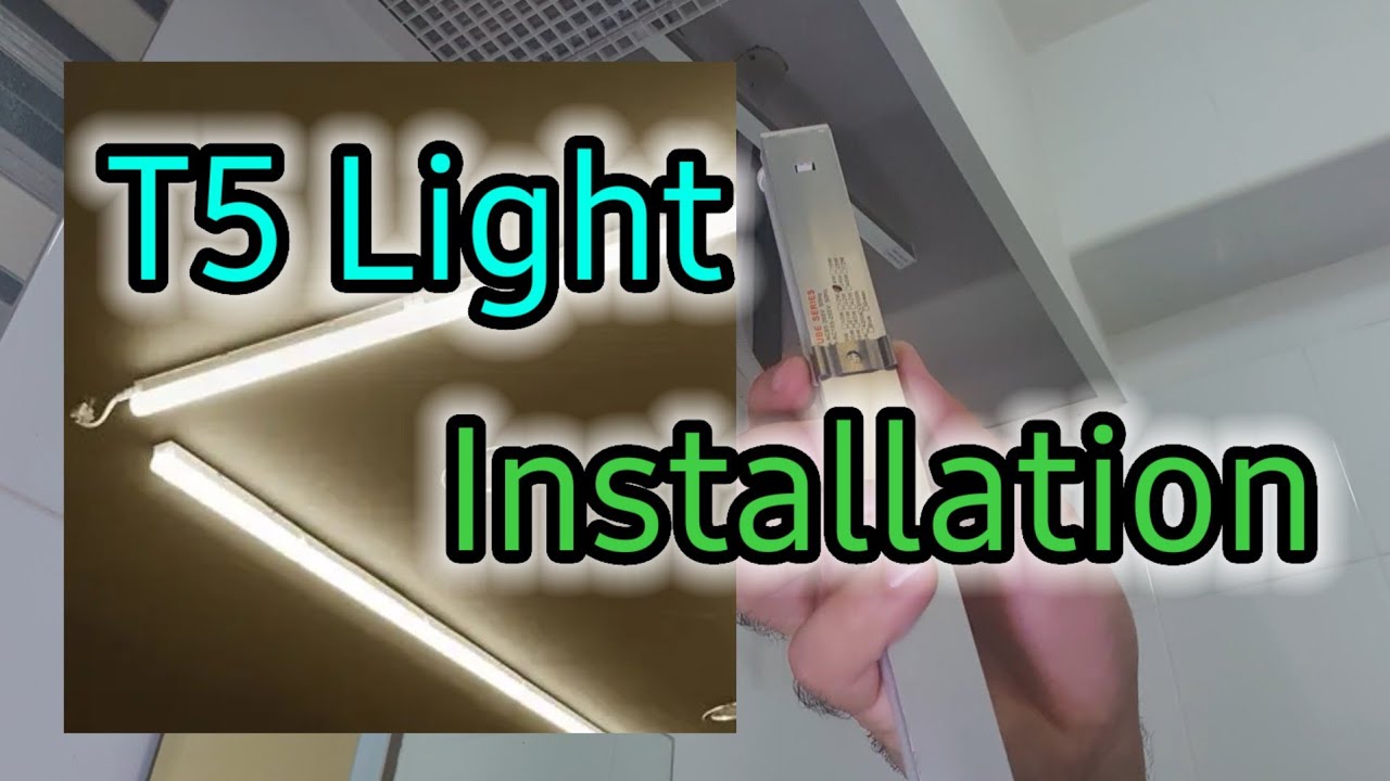 How to fix cove lights. T5 light tubing.