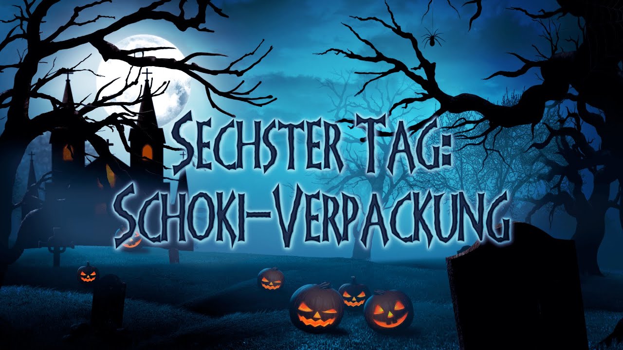Acht Tage Halloween - Tag 6 - Schoki Verpackung mit Produkten von Stampin' Up!