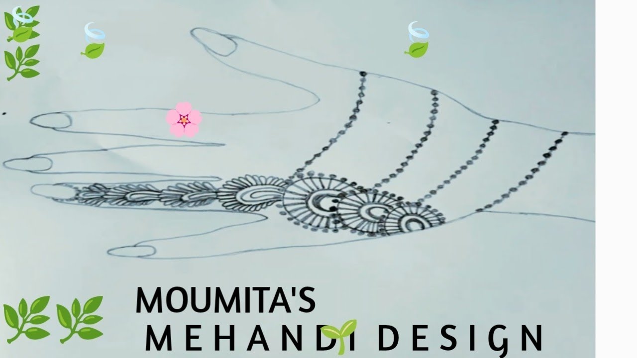 Mehandi Design 🌿 by Moumita #mehandi#vlog . 