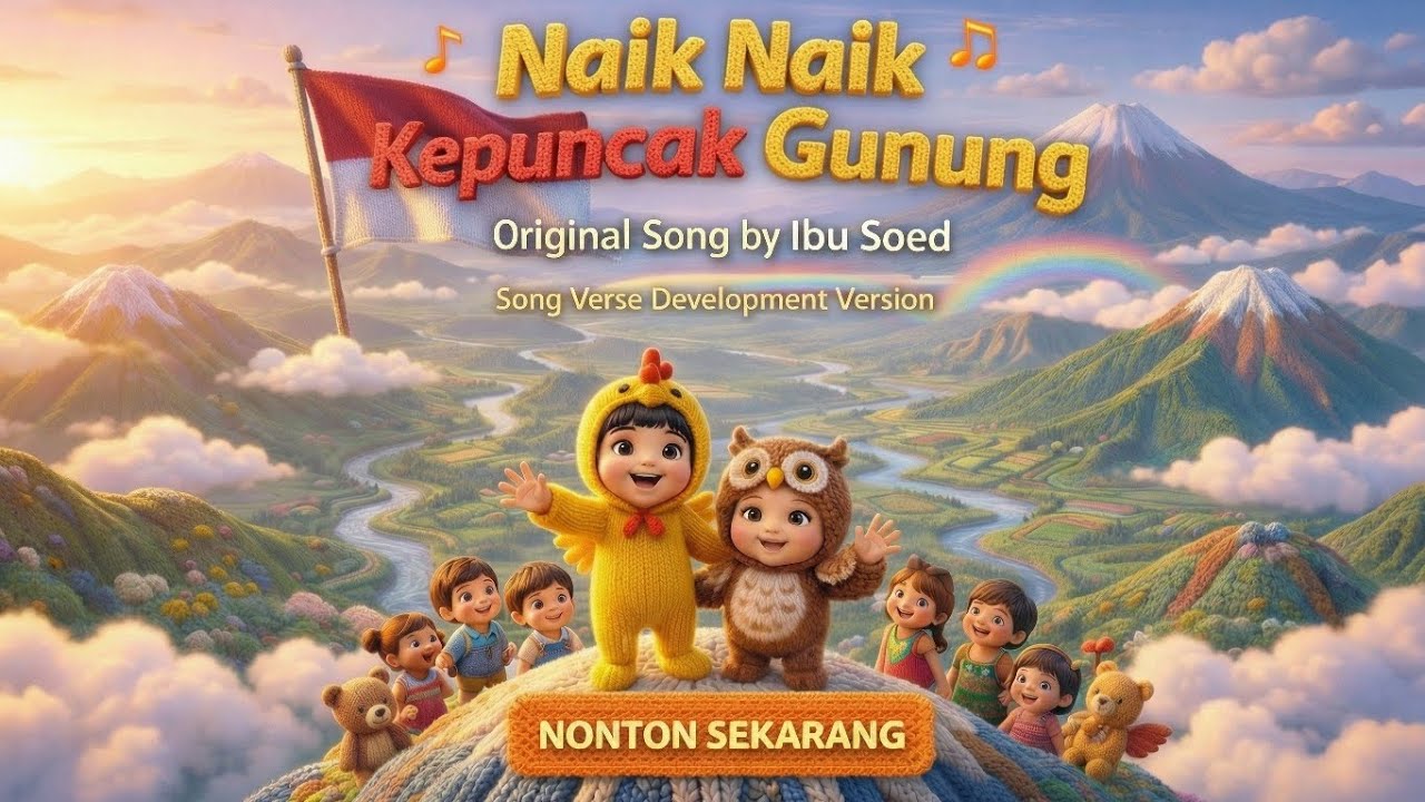 Naik Naik Kepuncak Gunung 🌈 Lagu Anak Populer Indonesia | Versi Pengembangan 