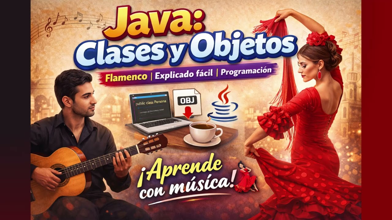 Java: Clases y Objetos | Flamenco | Explicado fácil | Programación · Aprende con música 💃