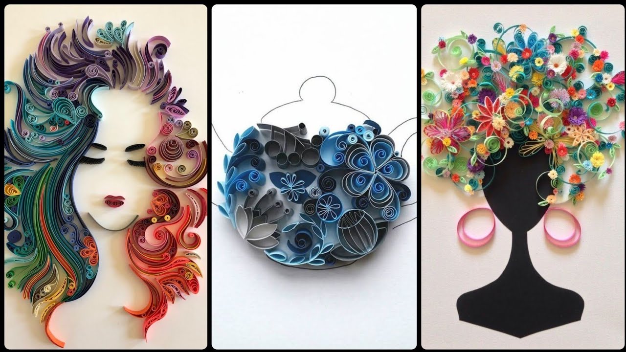 Paper Quilled Walls - Quilling Wall Art Crafts