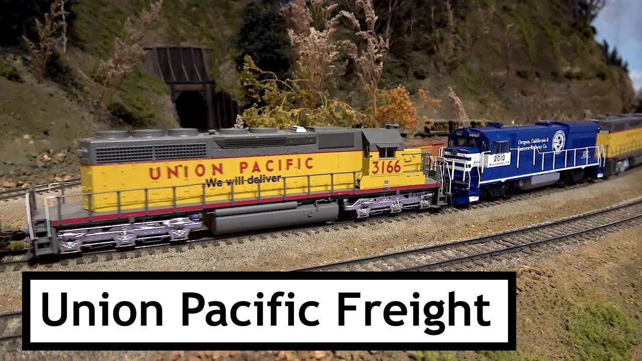 Union Pacific Freight Train at the Colorado Model Railroad Museum