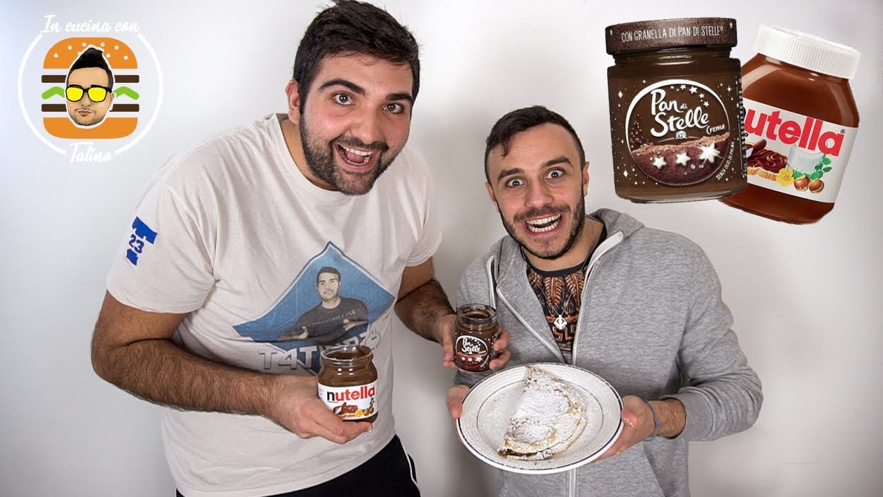 CREPES alla CREMA PAN di STELLE & NUTELLA - IN CUCINA con TATINO w/ FIUS GAMER e OHM!