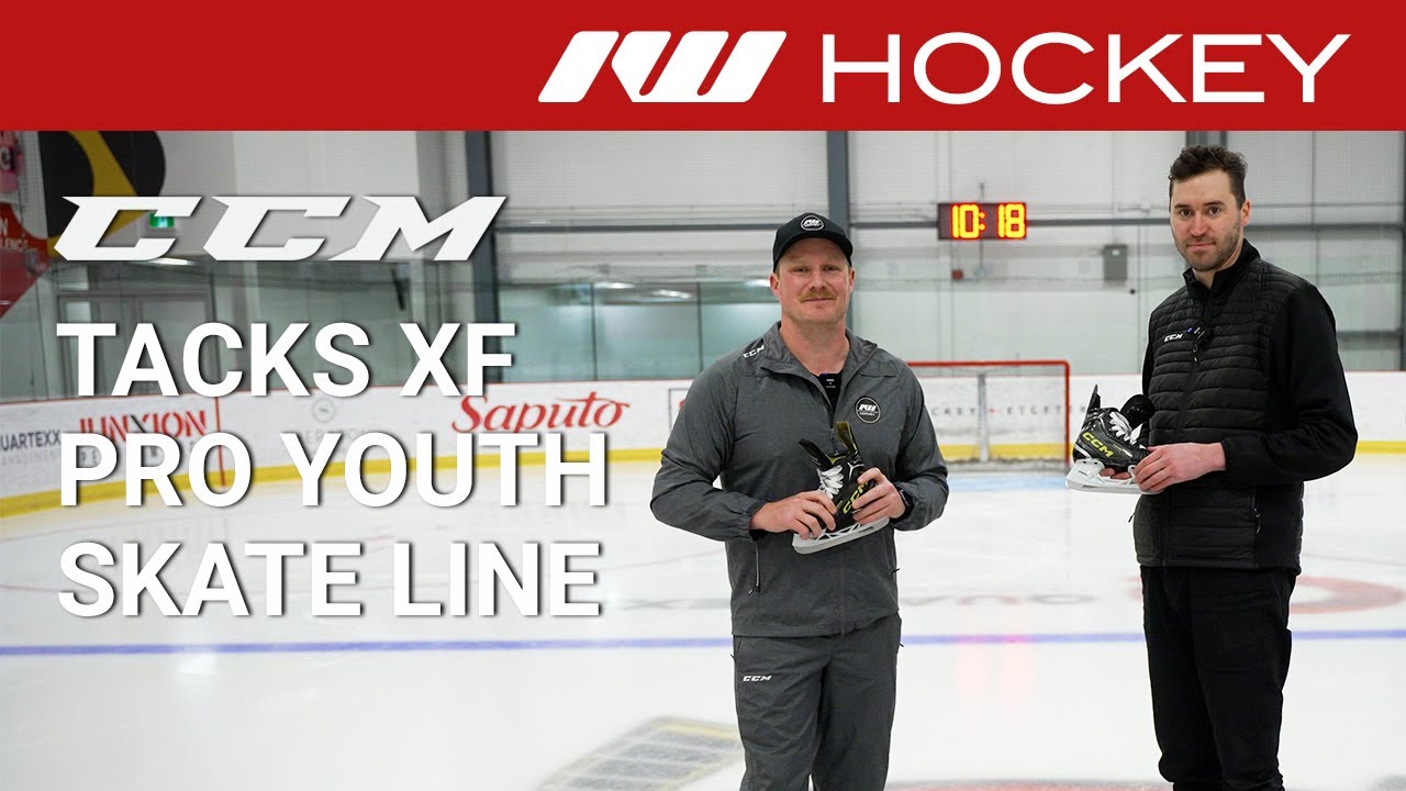 CCM Tacks XF Pro Youth Skate Line Insight // On-Ice Insight