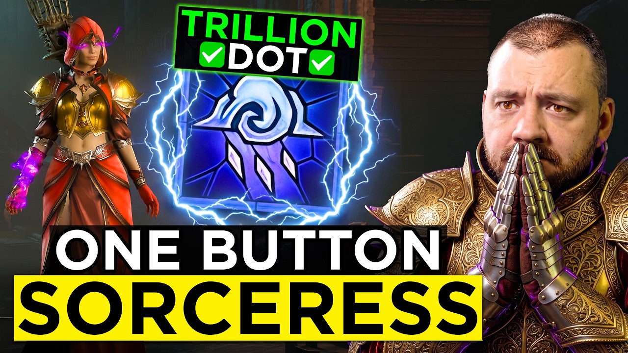 Forget About Flame Wall - One Button Blizzard Shock Sorc Has Arrived in Diablo 4 Season 14!