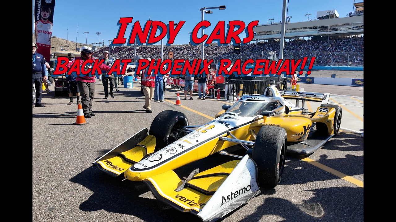 NTT Indy Car Highlights from Phoenix Raceway