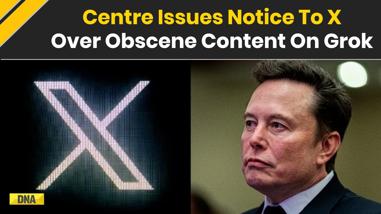 Centre Issues Notice To X Over Obscene, Sexually Explicit Content On Grok AI | Elon Musk