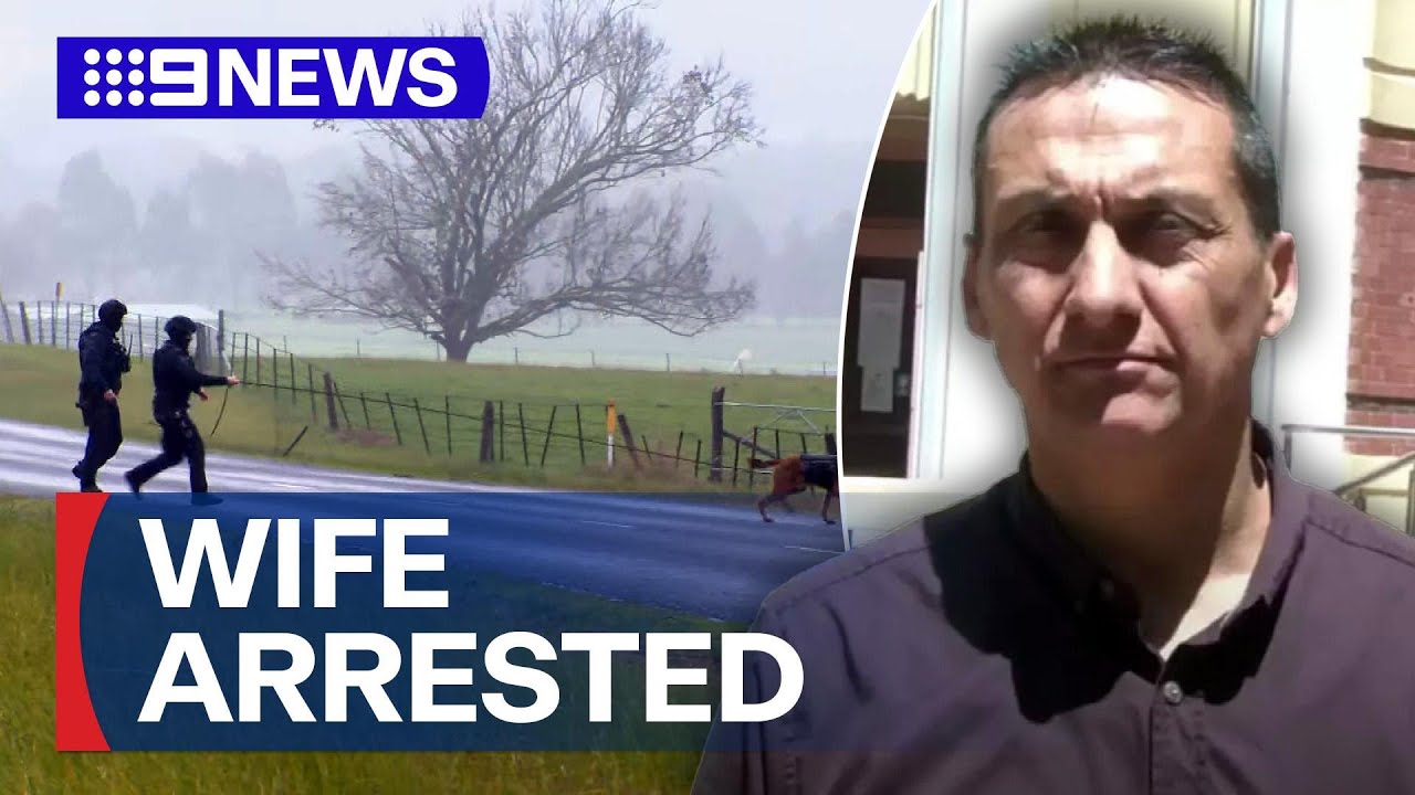 Fugitive gunman's wife arrested, as manhunt continues for Dezi Freeman | 9 News Australia