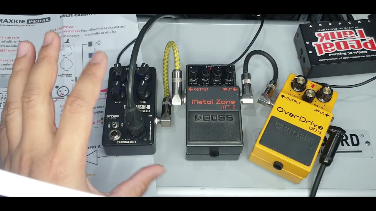 CABSIM MAXKIE PEDAL รีวิวเสียง BY JUMBOH GUITAR FIRE #1