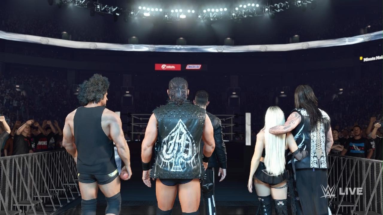 WWE 2K25 Mutiny Vs The judgement Day Elimination Match RAW