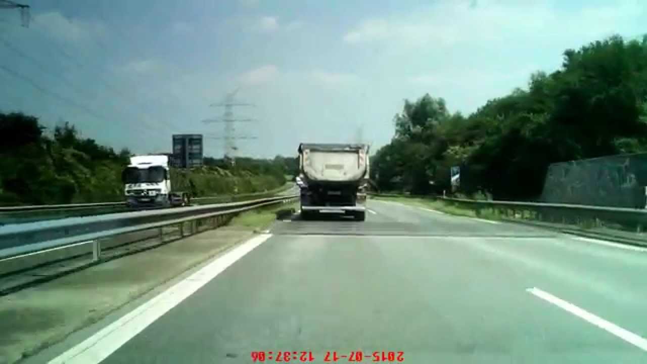 Autobahn 281 Arsten Richtung Industrieh&auml;fen (von HB-Burg-Grambke zum Dreieck Industrieh&auml;fen)