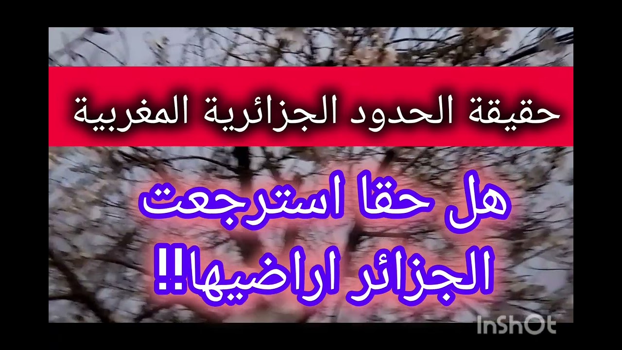 🔴حقيقة الحدود الجزائرية المغربية  هل تم استرجاع الاراضي؟ 