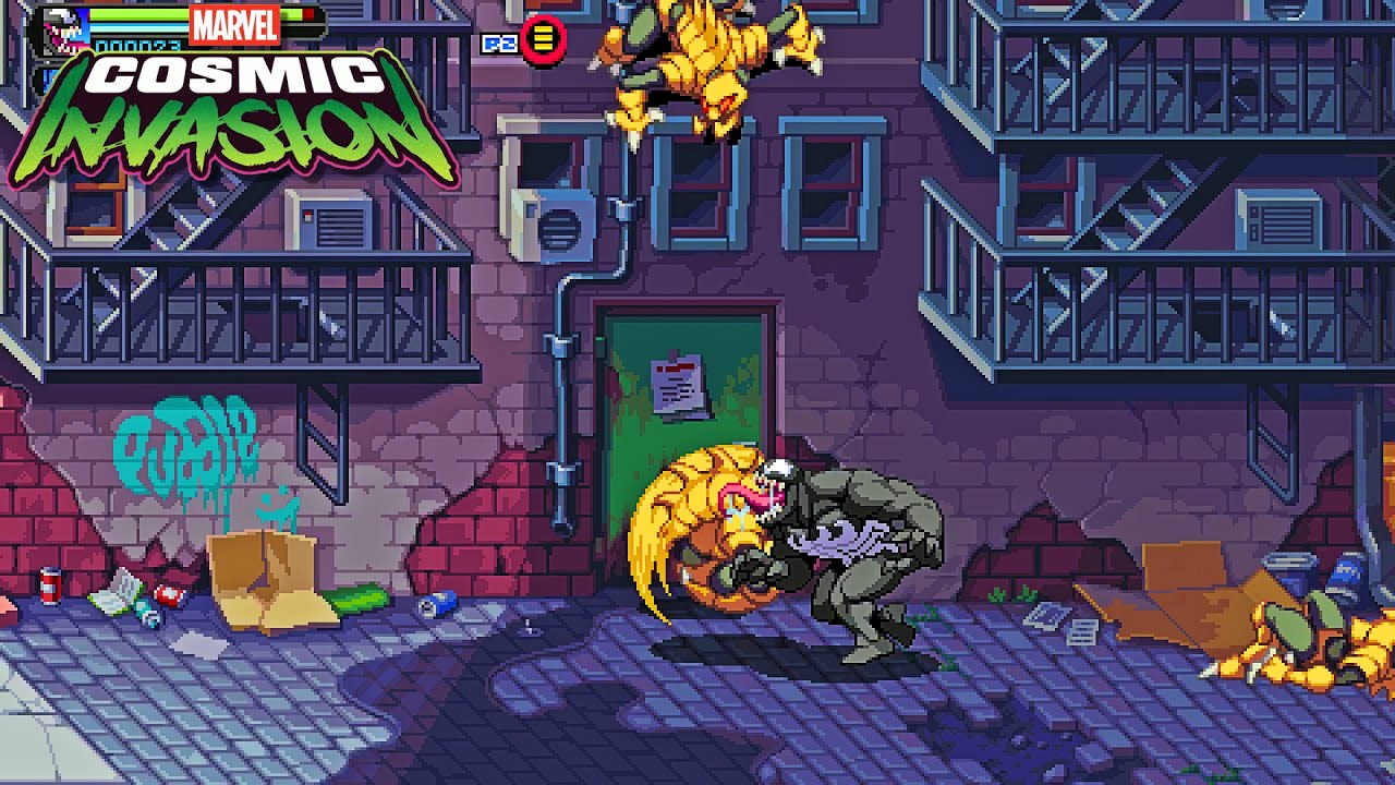 Marvel Cosmic Invasion Demo – Captain America & Venom Gameplay (4K)