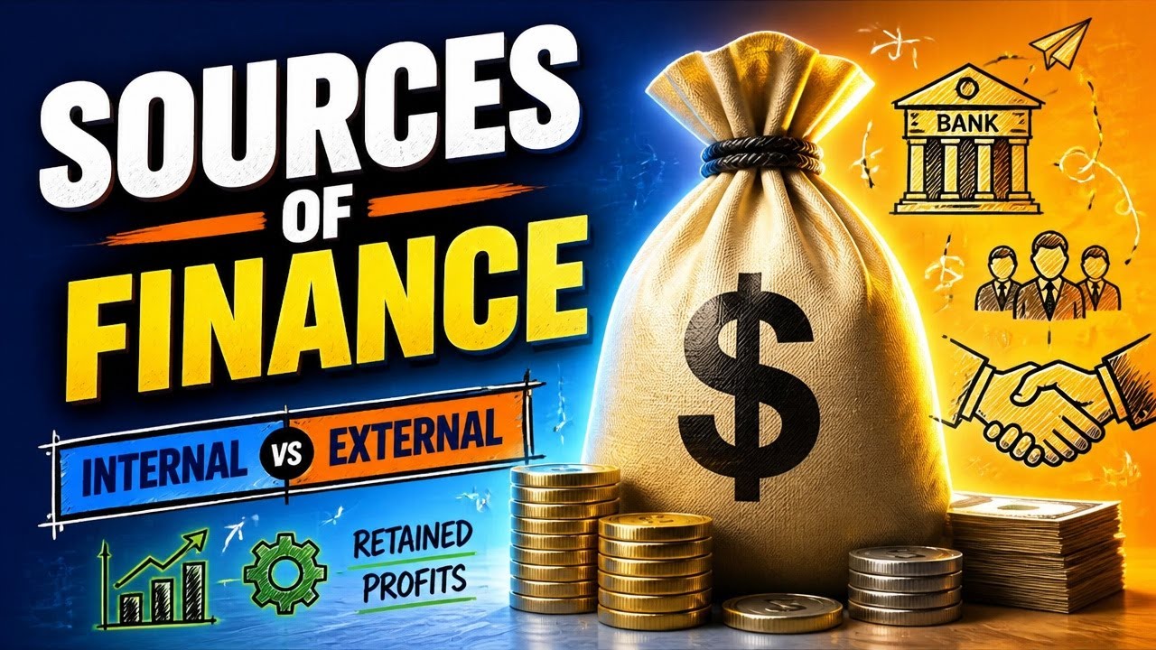 GCSE Business Finance Explained | Sources of Finance & Internal vs External Finance (IGCSE/CIE)