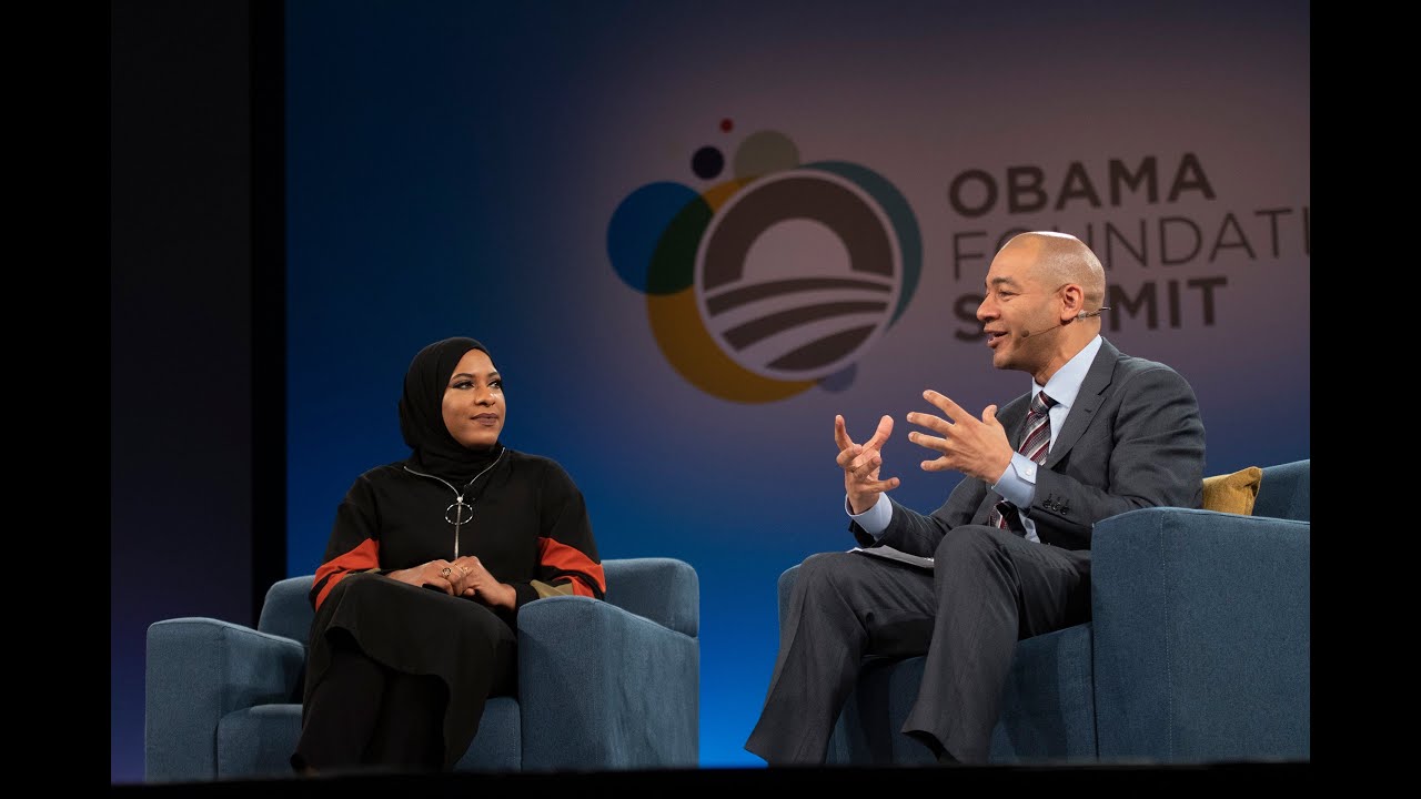 American Olympic fencer Ibtihaj Muhammad and the Chicago Cubs’ Theo Epstein on sports and society