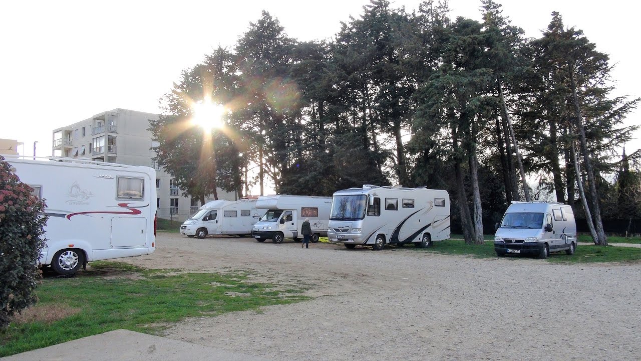 Wohnmobil-Stellplatz Montelimar-Frankreich