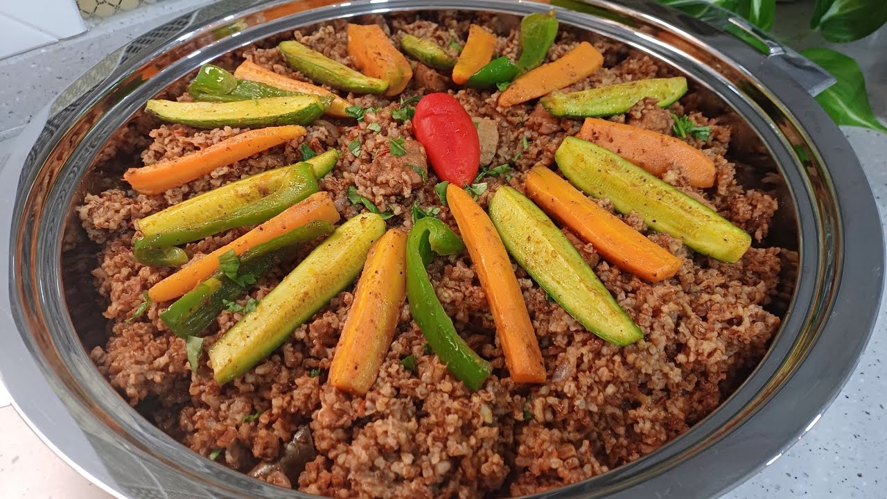 How To Cook Rice Hasawi ( Red Rice ) Arabic  Food | Saudi Rice Hasawi Recipe 